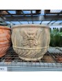 Cytrus globular Siena vase Ø 60 cms patinated terracotta