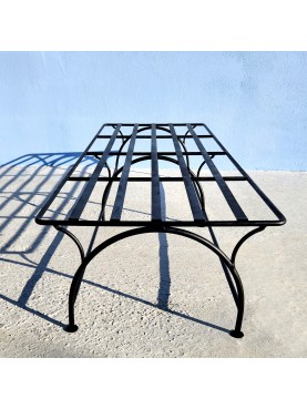 Sunbed for swimmingpools - forged iron