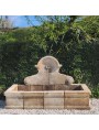Large stone fountain - 13 pieces 220 cm long