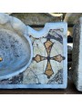 Ancient Marble sink with two Pisa crosses
