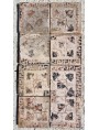 Antico pannello di maiolica manganese Giustiniani