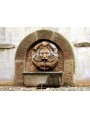 Grande mascherone romano in terracotta