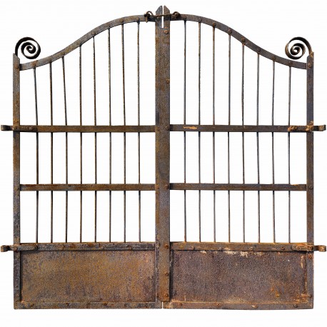 Small pedestrian gate from 1900 in iron