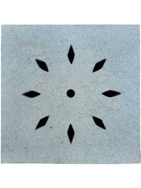 42X42cms sand-Stone Manhole Cover - nine holes