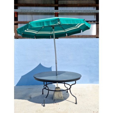 Round table Ø 145 cm with hole for parasol