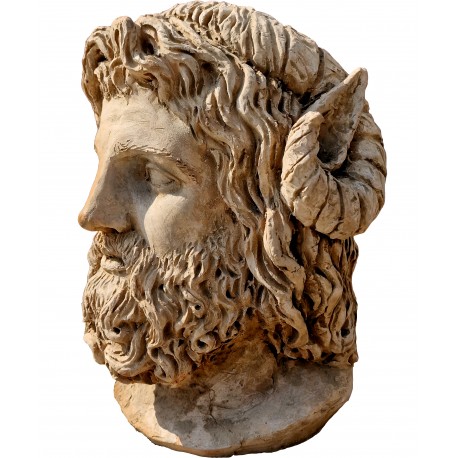Zeus Ammon classical Greco-Roman head