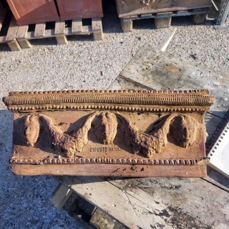 Ancient Festoon TERRACOTTA NEAPOLITAN box branded Esposito