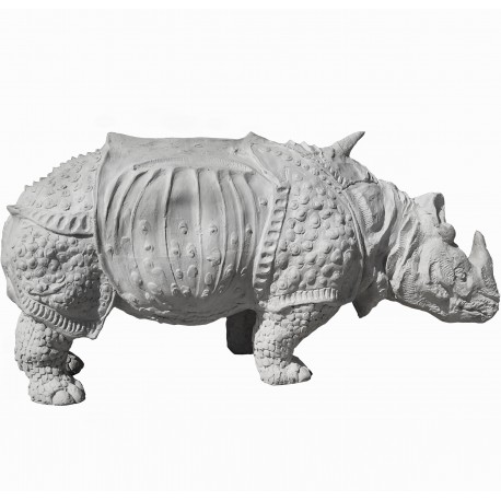 Rinoceronte del Durer nostra riproduzione in gesso