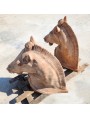 Cavallo greco-Romano in terracotta