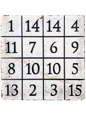The Magic Square of Subirachs - marble