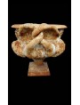Medusa cast iron vase