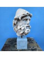Ulisses head - white Carrara marble - Ulysses of the Polyphemus group