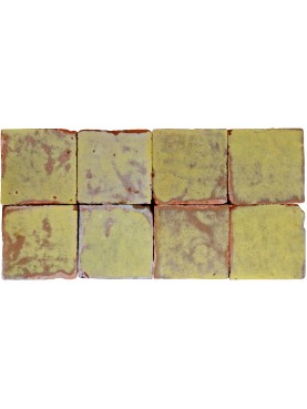 Sicilian yellow tiles one color