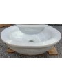 small Sink in grey marble with veins
