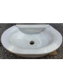 small Sink in grey marble with veins