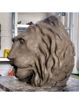 The raw clay head during shaping