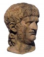 Busto di Nerone in terracotta copia dell'esemplare dei Musei Capitolini