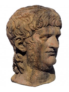 Terracotta bust of Nero, copy of the example from the Capitoline Museums