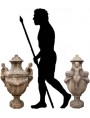 Empire vase - pillar chalice with sphinxes H 95 cm