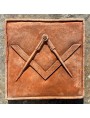 Masonic symbol with Square and Compasses