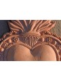 Ex voto toscano in terracotta dipinta e patinata a regola d'arte a forma di Cuore - costo €340,00