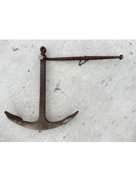 Antique Admiralty Stock Anchor H 89 cm