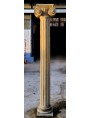 Ionic column in patinated concrete small size