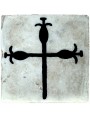La croce del Battistero di Volterra su marmetta antica