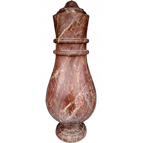 Vase in Red Diaspro from Livorno