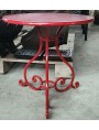 Small round table Ø45cm in forged iron