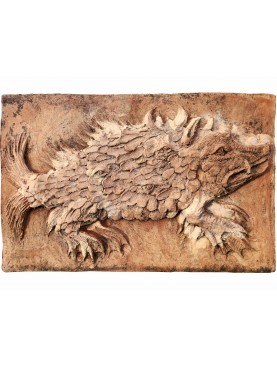 Monster terracotta panel from Aldrovandi