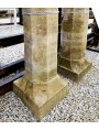 colonne in pietra calcarea a sezione ottagonale