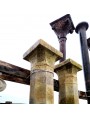 octagonal section limestone columns