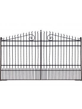 Antique wrought iron gate from the 1800s