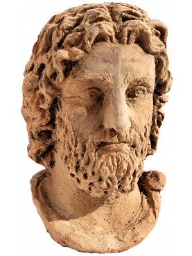 Small Terracotta Zeus head