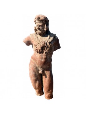 Statue of Hercules in terracotta copy Vatican Museums