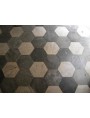 Hexagonal marble floor