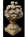 Vase of fruits H.75cms