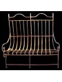 Relaxing settee iron bench with 2 seats