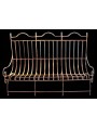 Relaxing settee iron bench with 32 seats