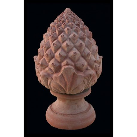Terracotta pine cones little size H.31cms