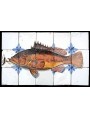 Nassau grouper maiolica pannello