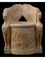 Original ancient terracotta seat By Manifattura di signa