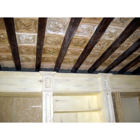 Coffered ceiling from a roman house