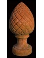 Terracotta pine cones H.32cms