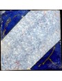 Piastrella antica di maiolica - blu cobalto