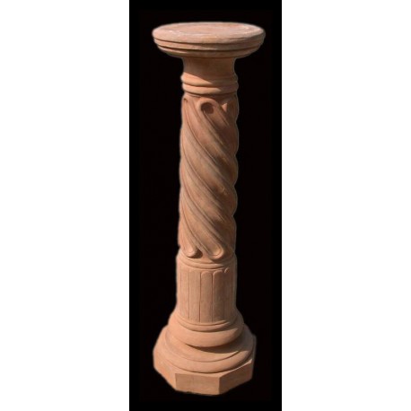 Terracotta column H.95cms/Ø30cms