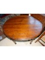 Oval pine table