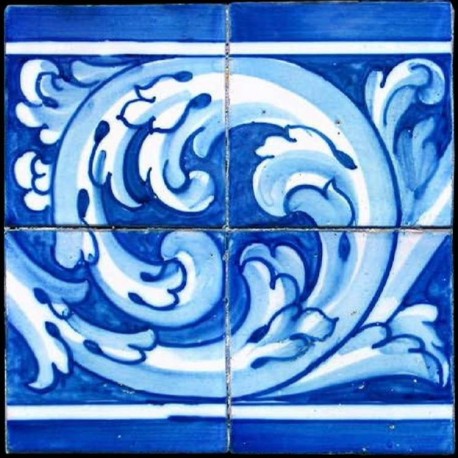 Four tiles Portuguese Frame