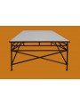 CdB rectangular Table with limestone top